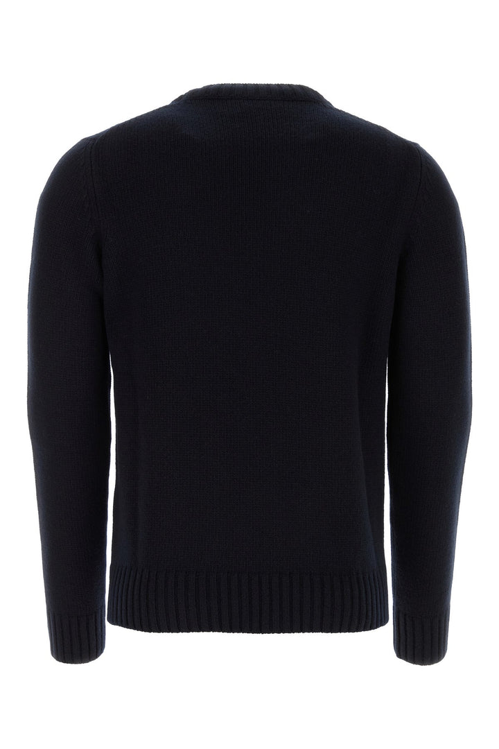 Midnight blue wool blend sweater