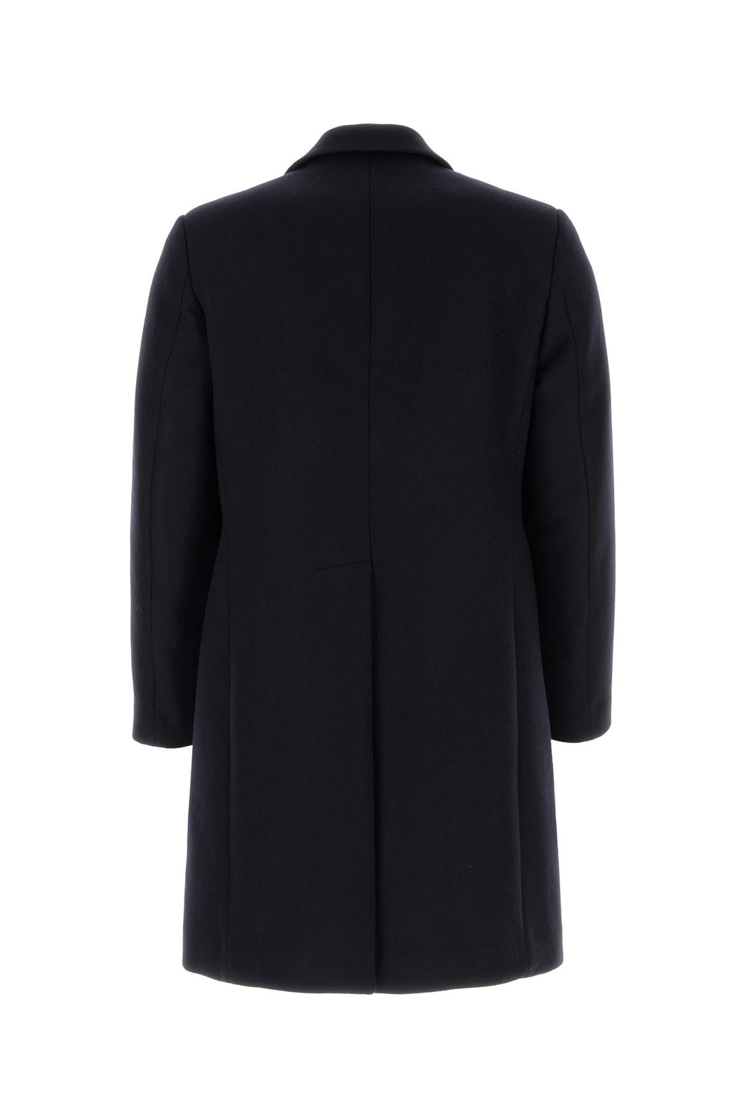 Midnight blue wool blend coat