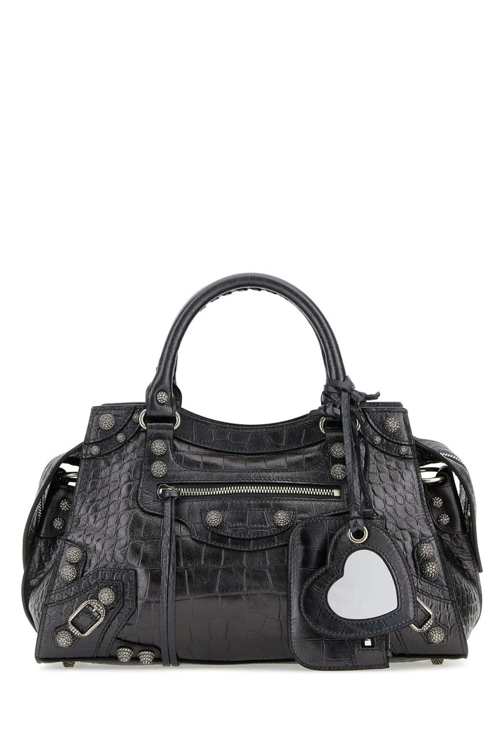 Lead leather Neo Cagole City S handbag