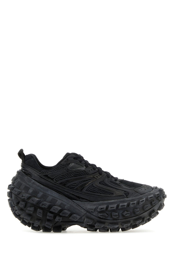 Black nylon and mesh Bouncer sneakers