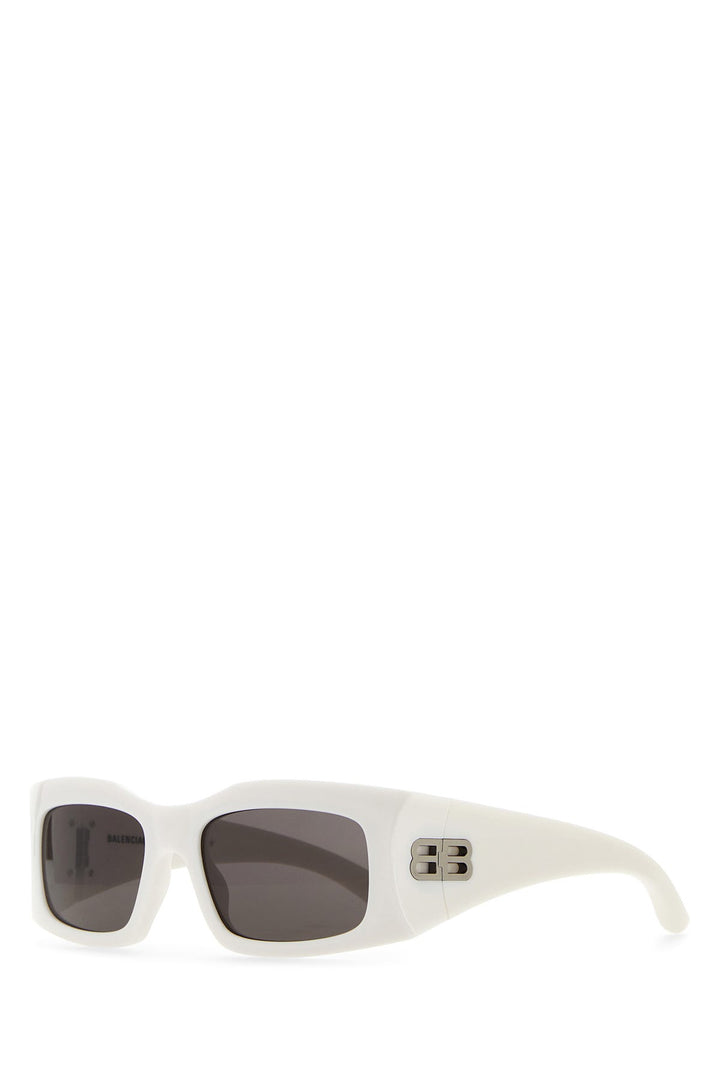 White acetate sunglasses