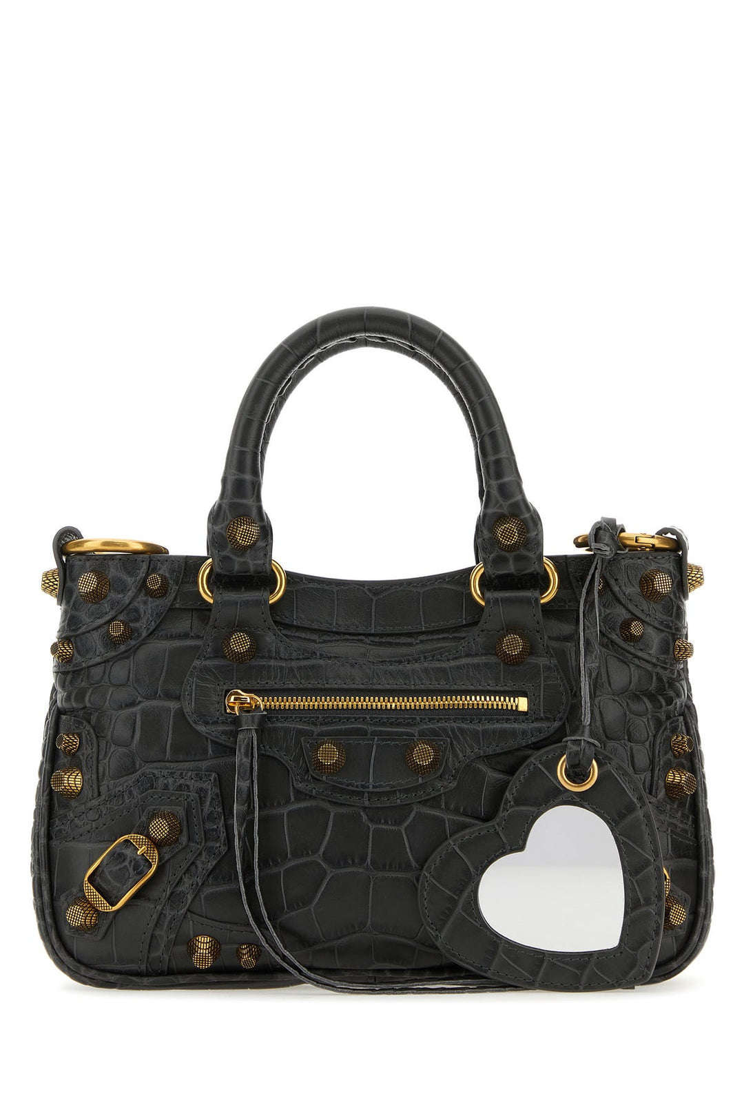 Charcoal leather Neo Cagole S handbag