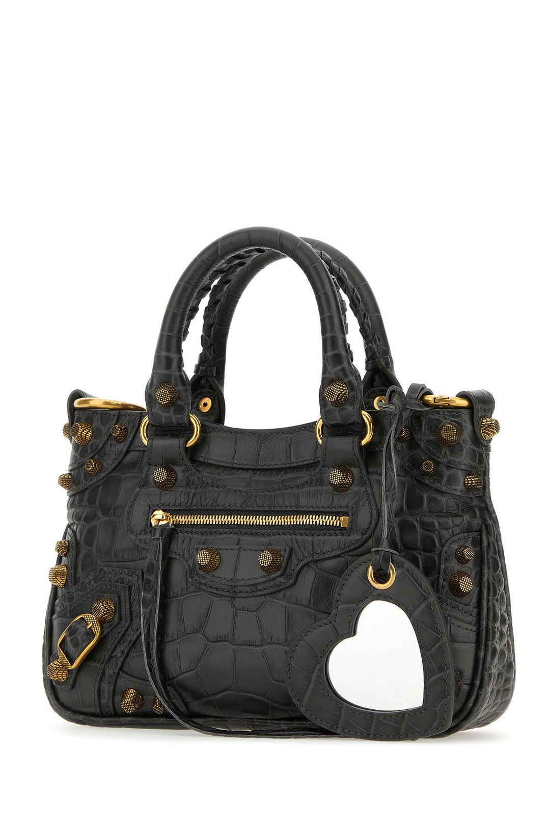 Charcoal leather Neo Cagole S handbag