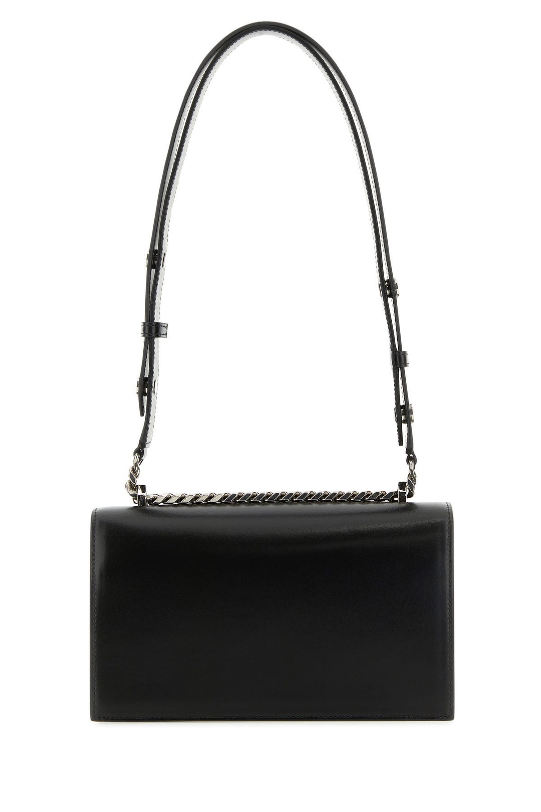 Black leather Skull shoulder bag