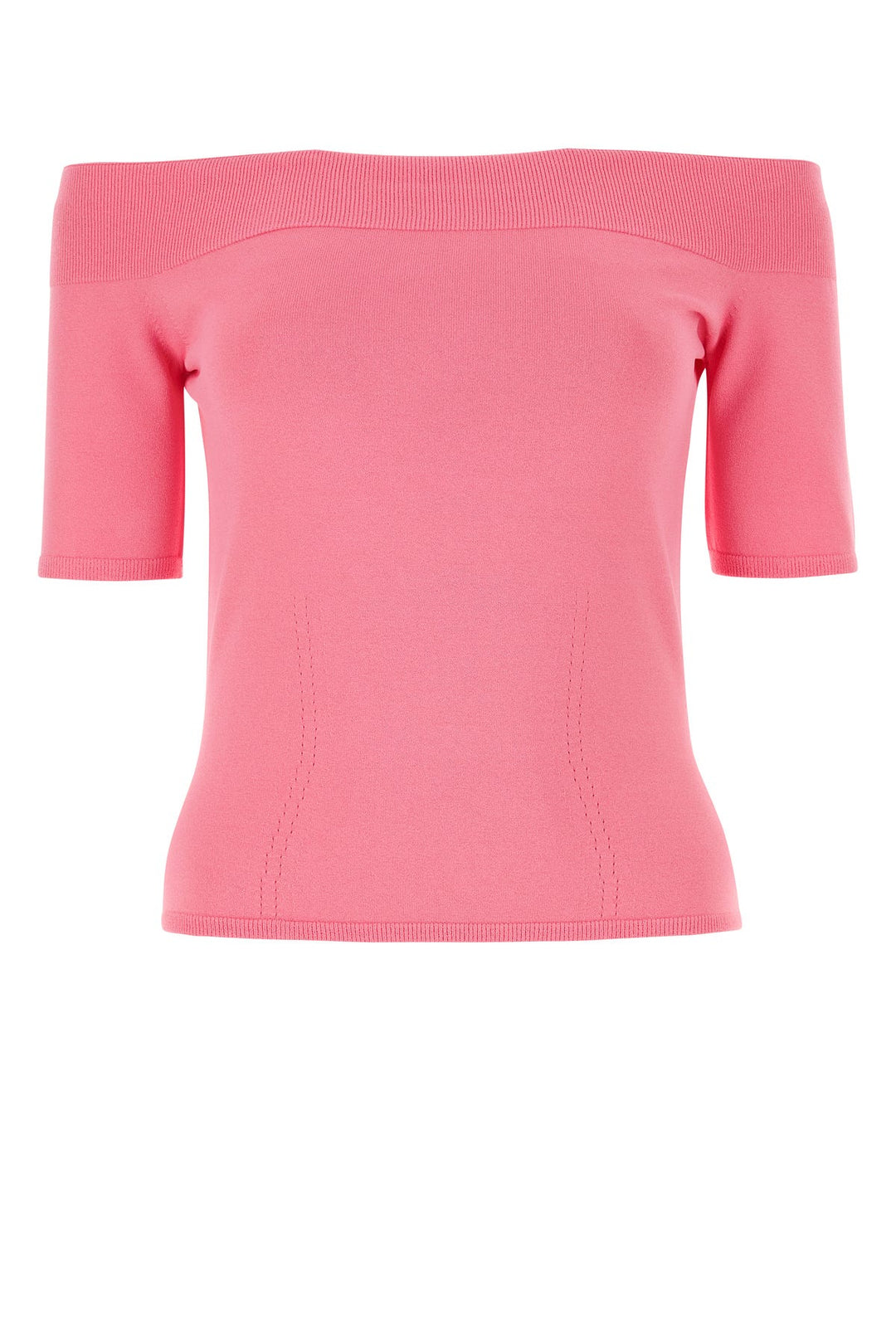 Pink viscose blend top