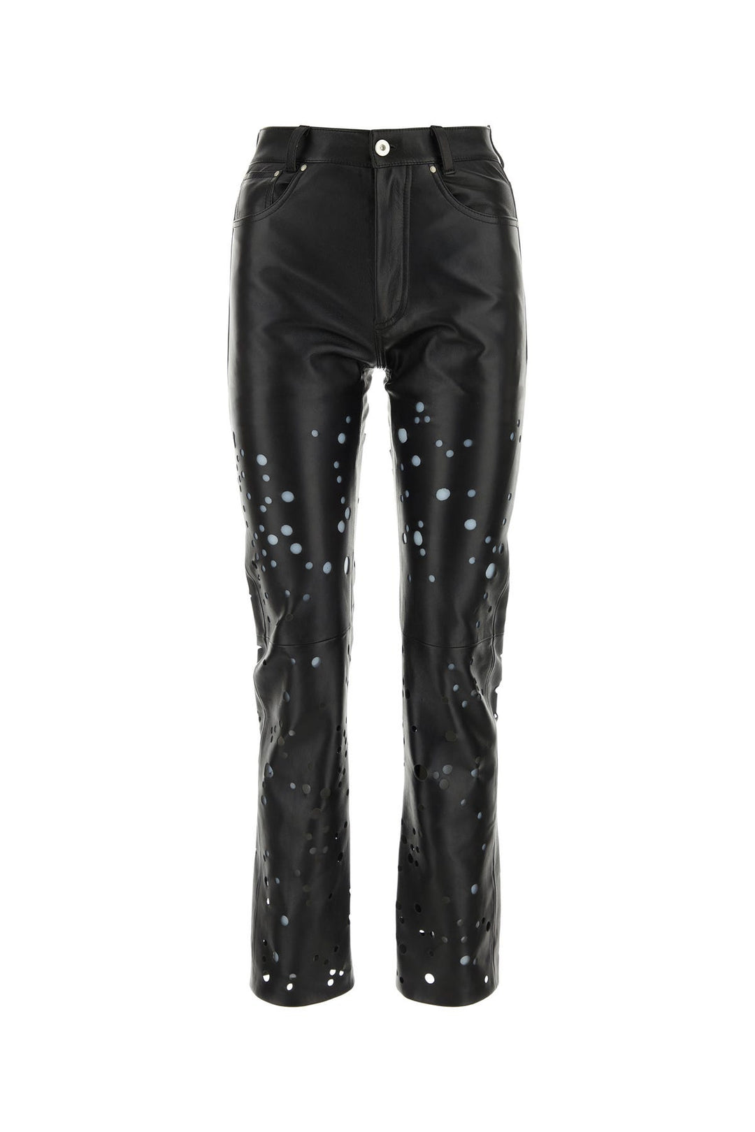 Black leather pant