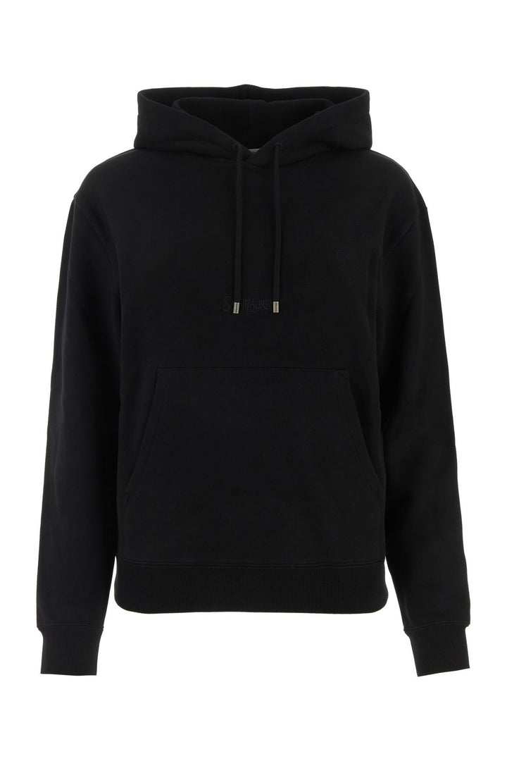 Black cotton sweatshirt