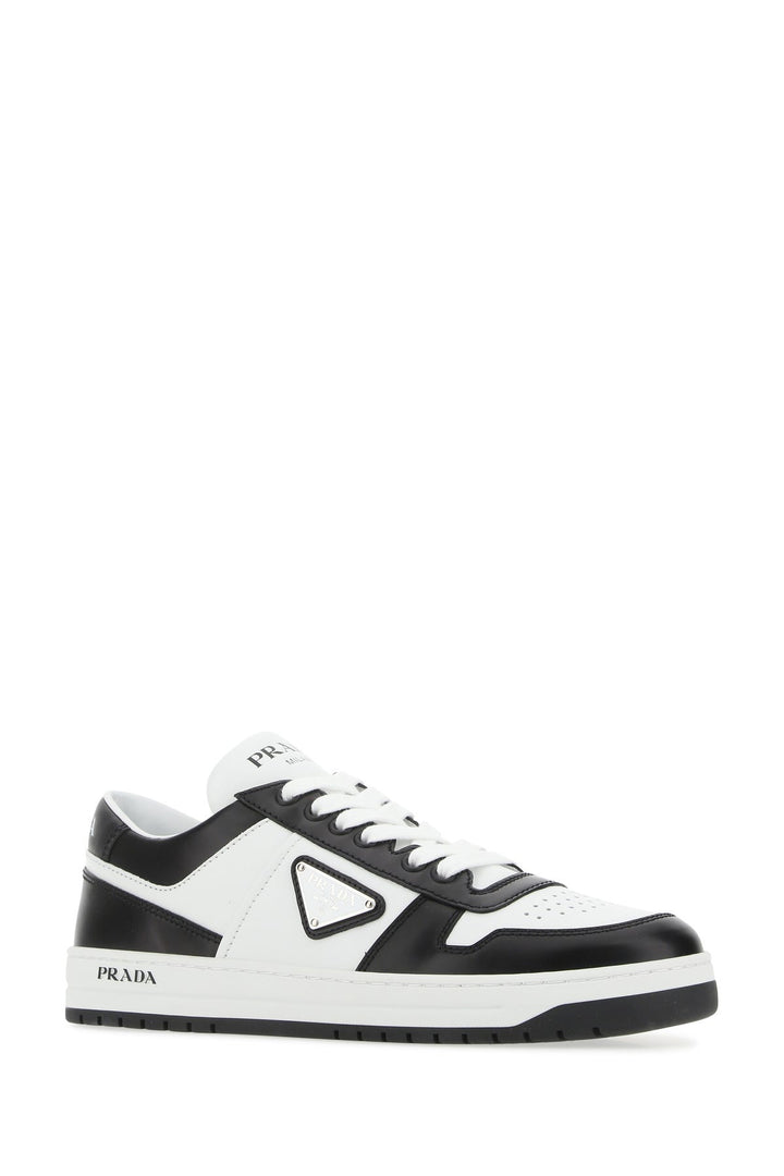 Two-tone leather Downtown sneakers