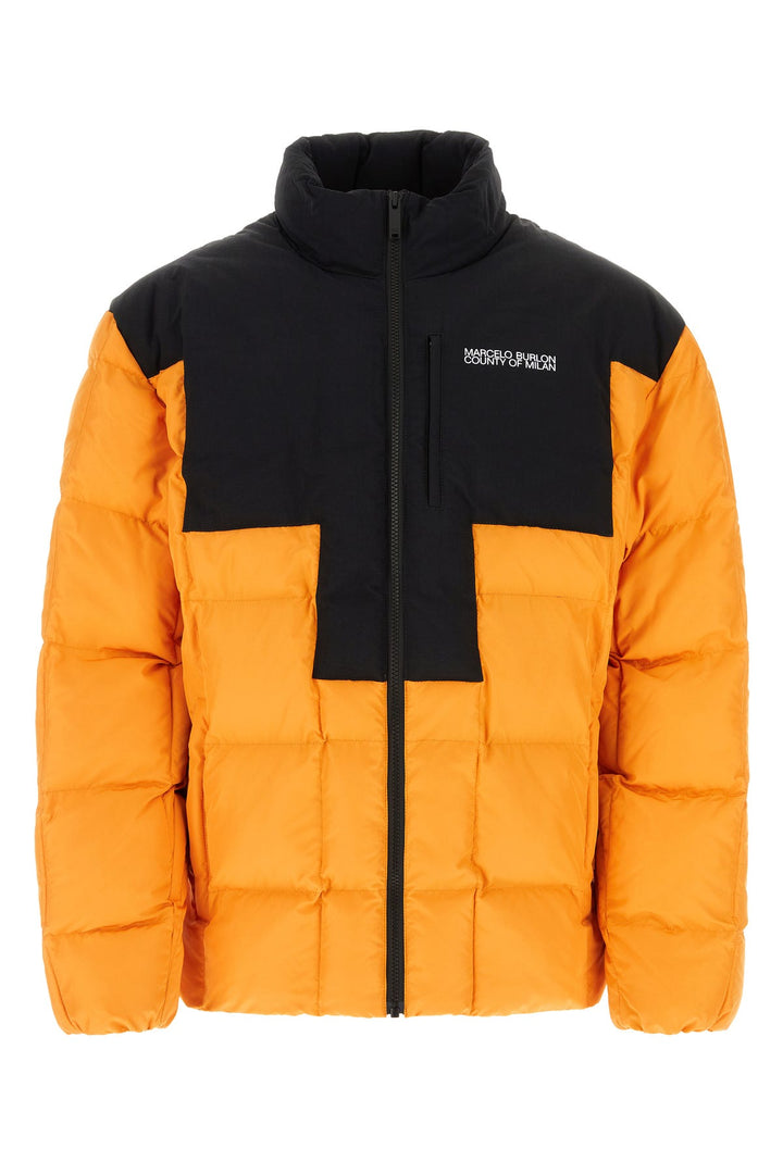 Two-tone polyester padded jacket