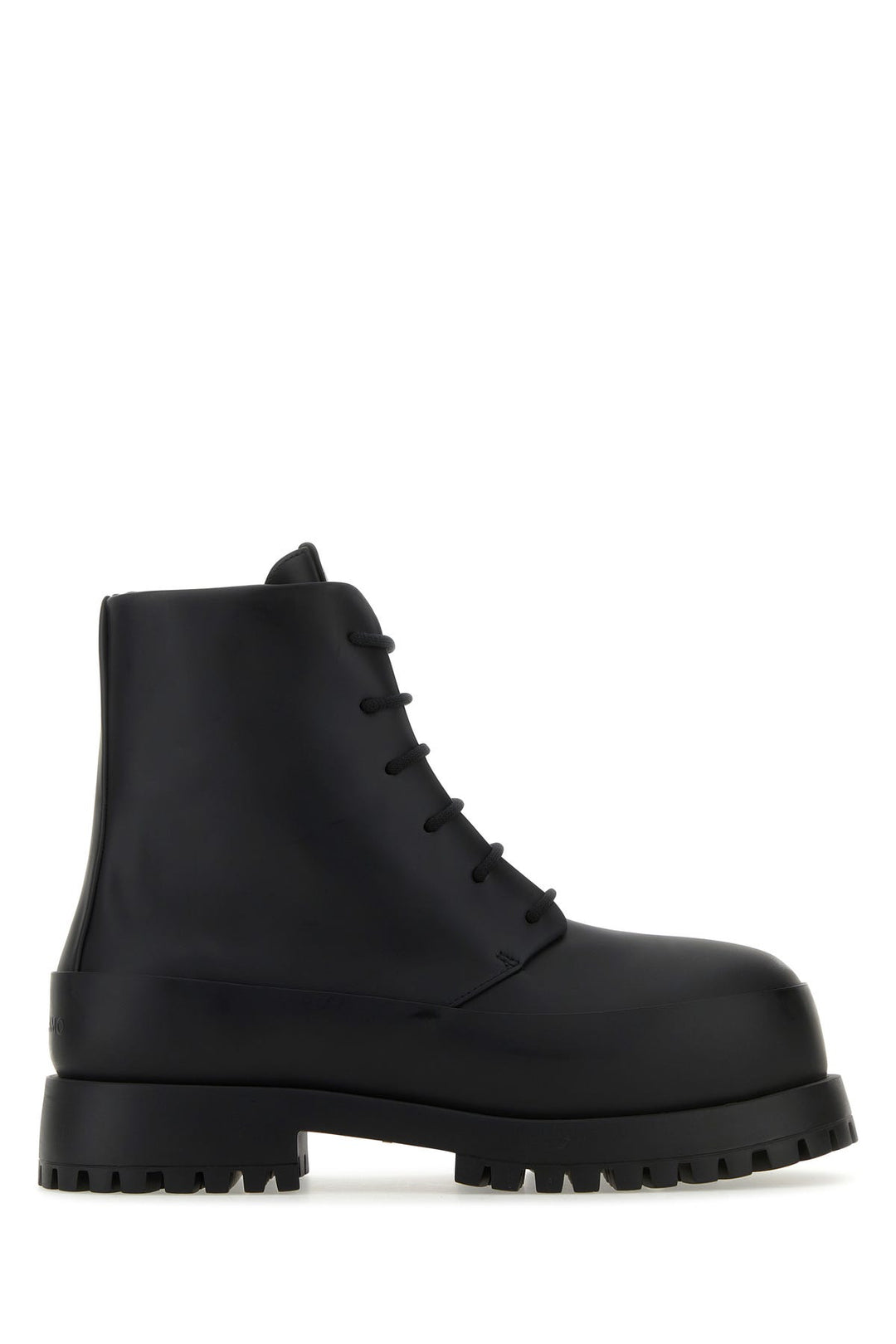 Black leather Fede ankle boots