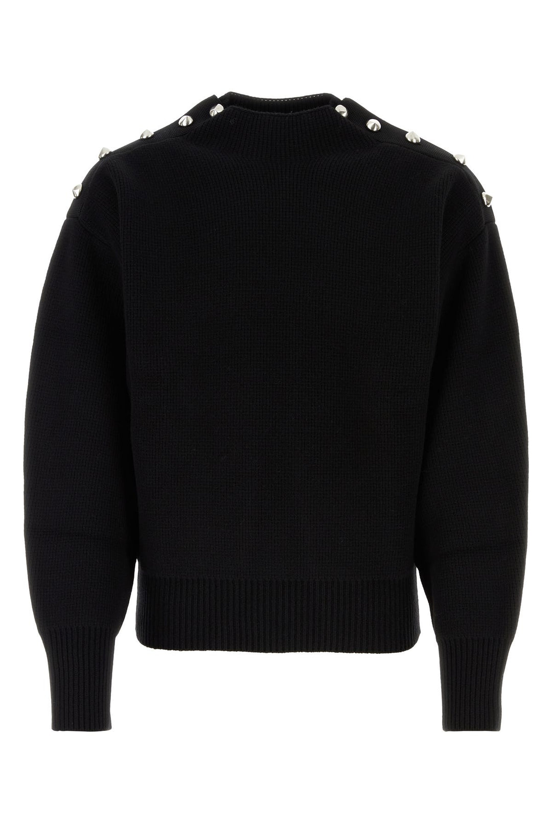 Black wool blend sweater