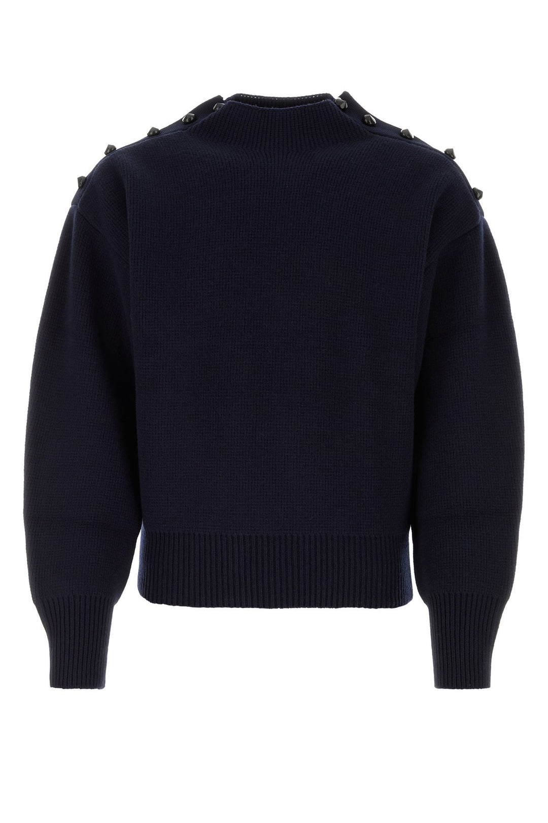 Midnight blue wool blend sweater