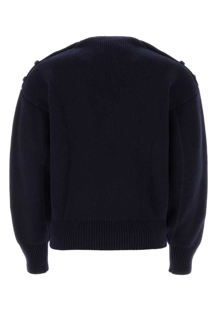 Midnight blue wool blend sweater