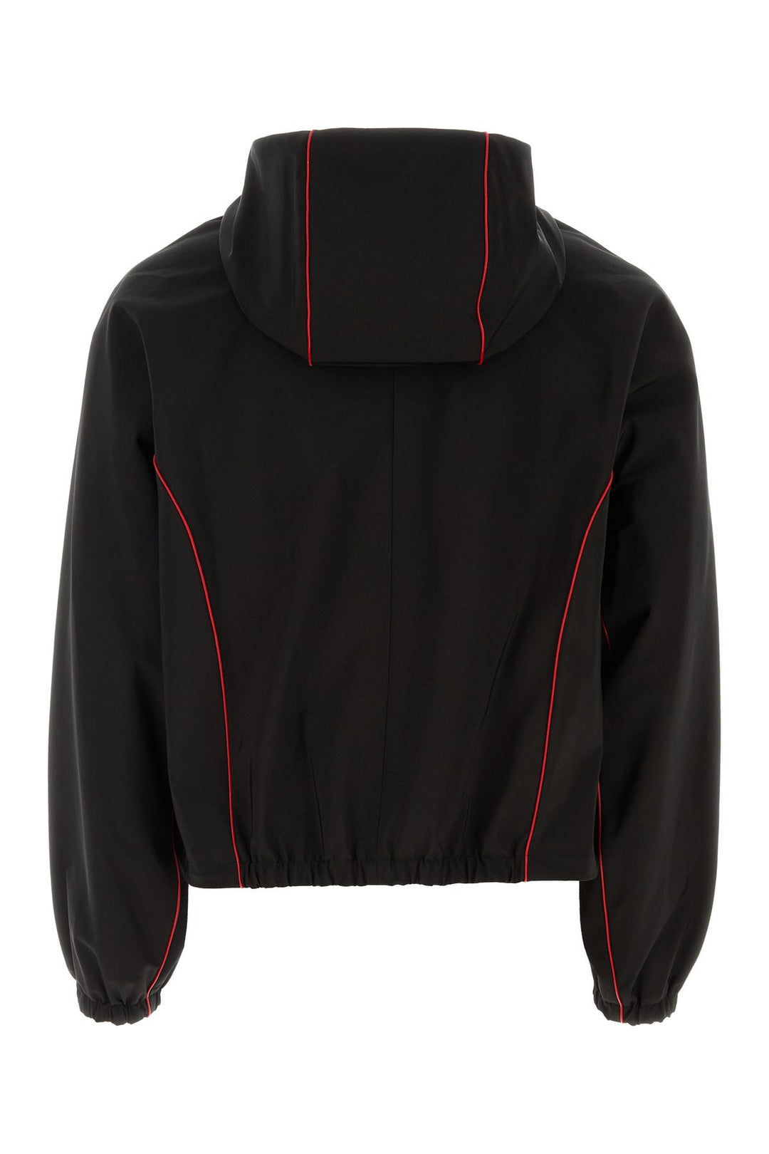 Black polyester blend jacket