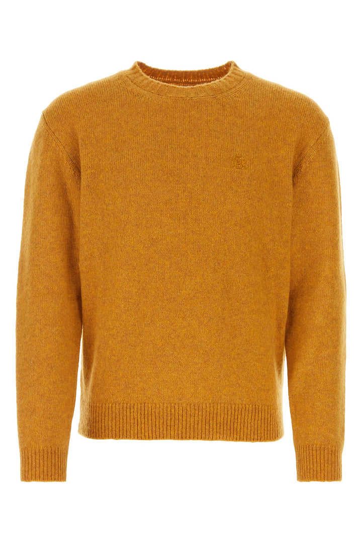 Ochre virgin wool blend sweater