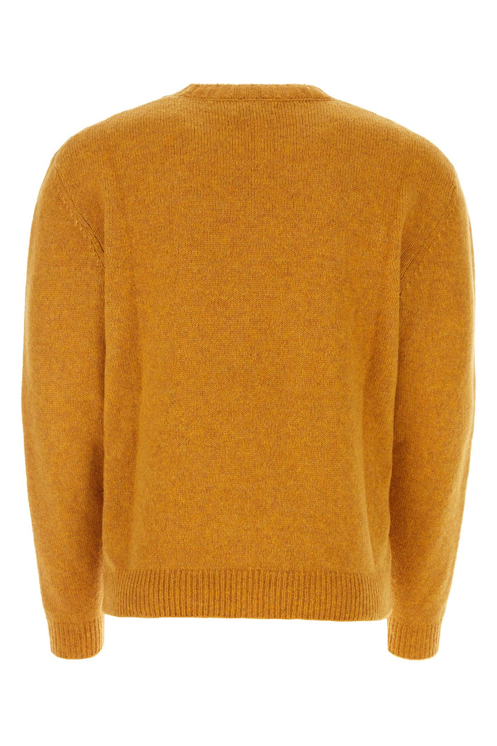 Ochre virgin wool blend sweater