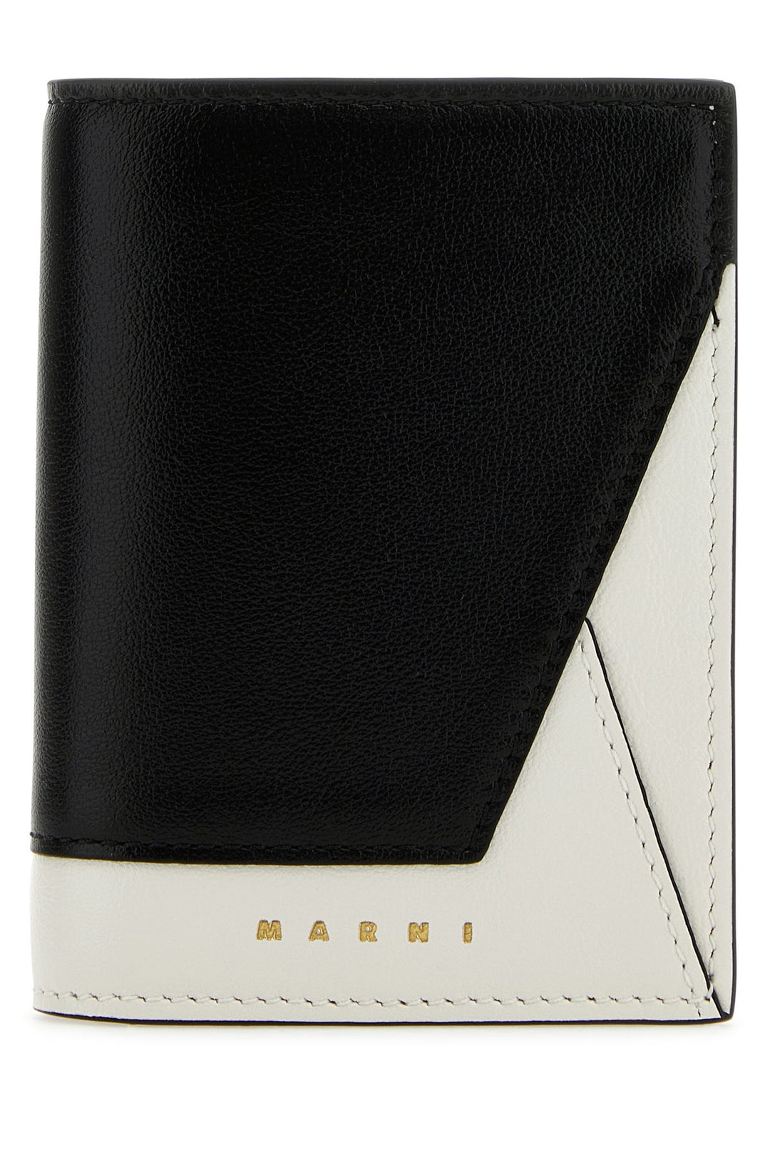 Two-tone leather wallet