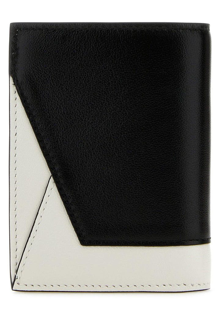 Two-tone leather wallet