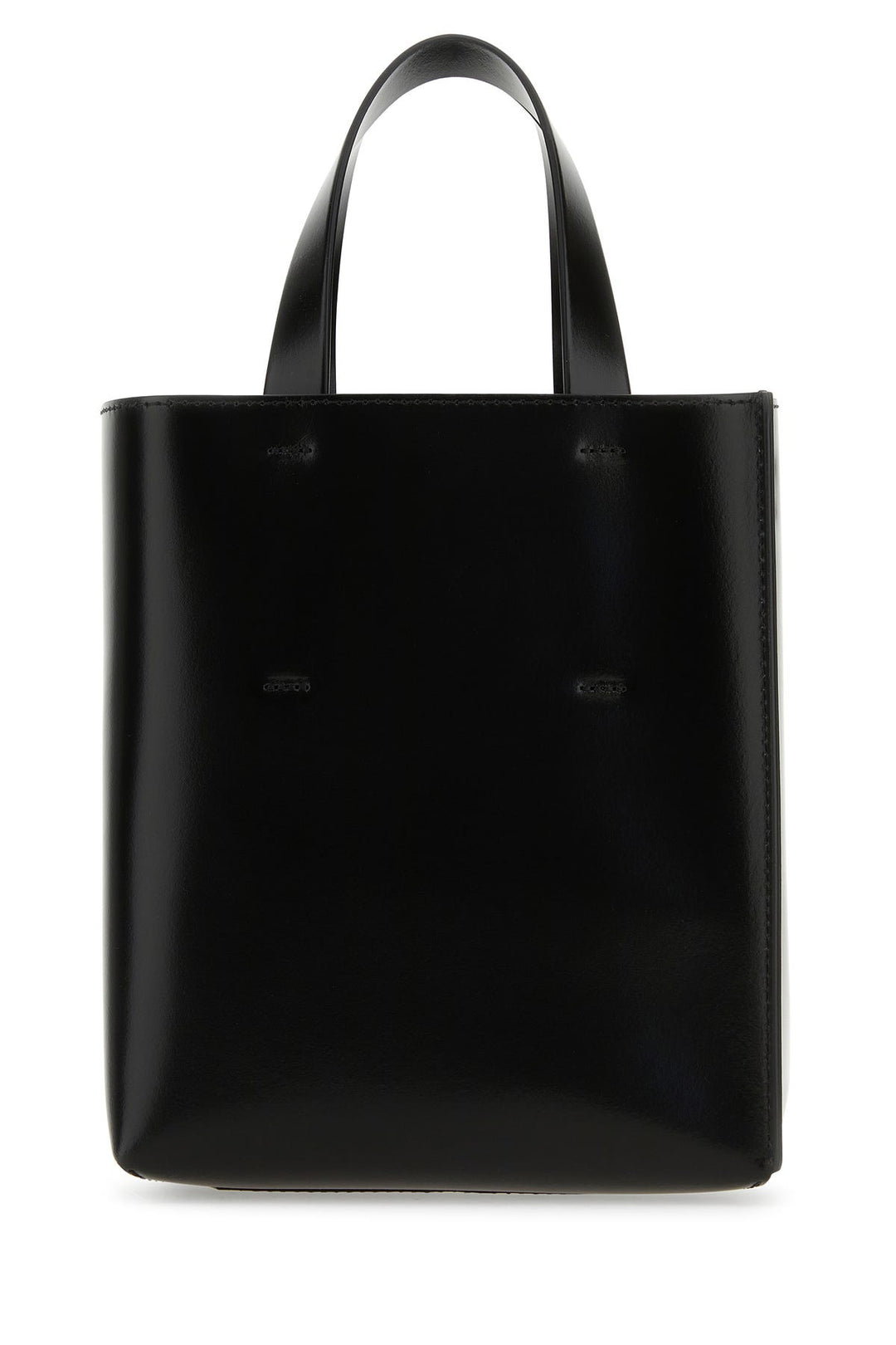 Black leather mini Museo handbag