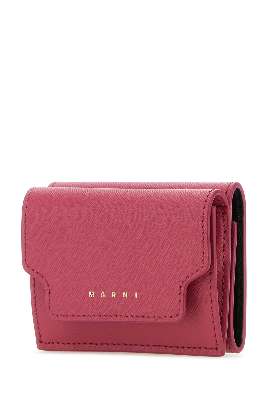 Tyrian purple leather wallet