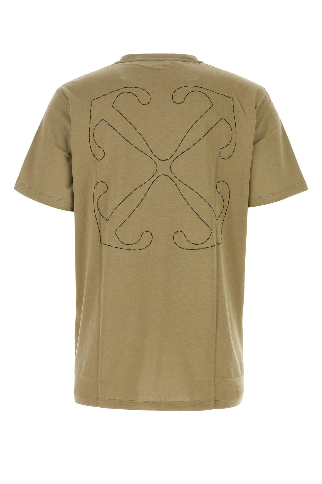 Army green cotton t-shirt