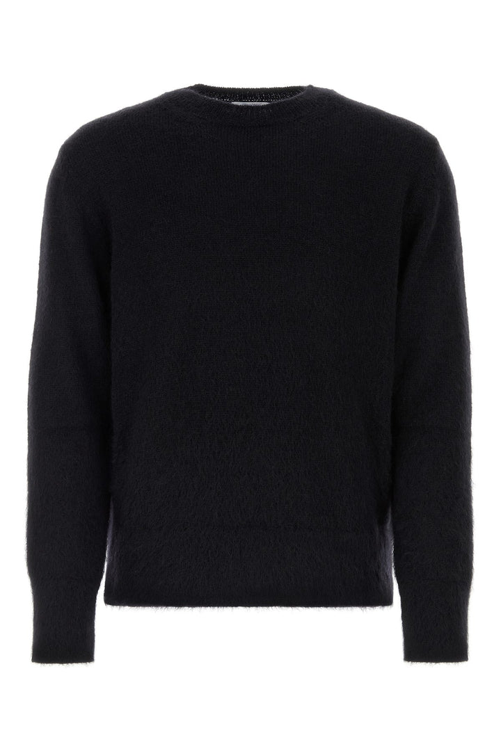 Black mohair blend sweater