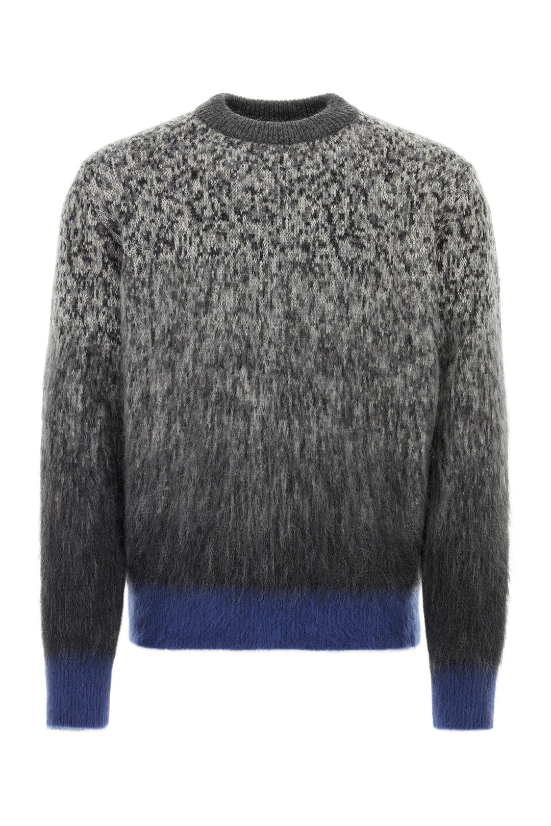 Embroidered mohair blend sweater