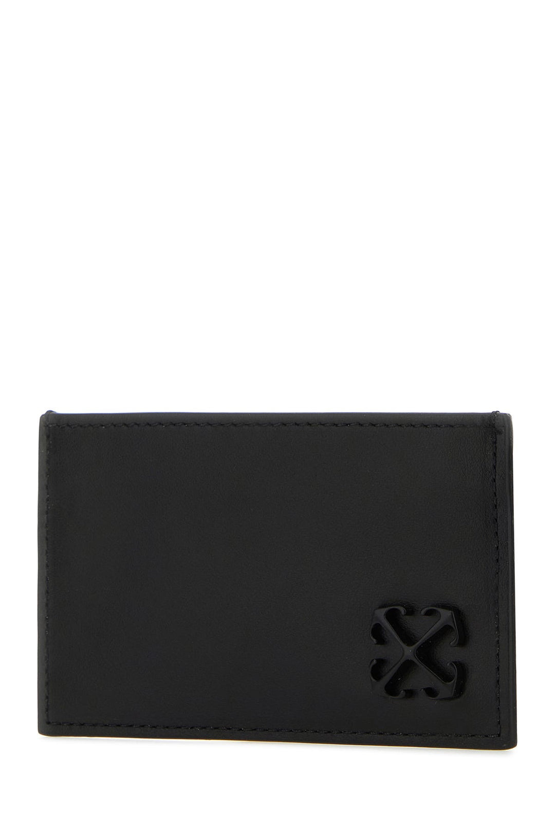 Black leather Jitney card holder