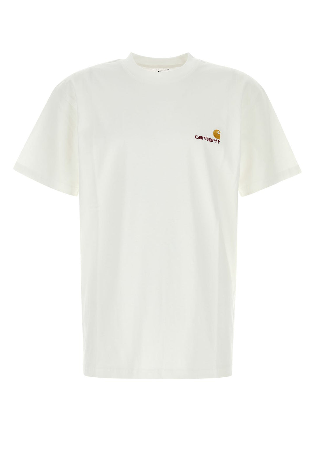 White cotton S/S American Script t-shirt