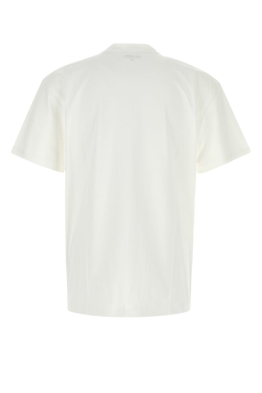 White cotton S/S American Script t-shirt