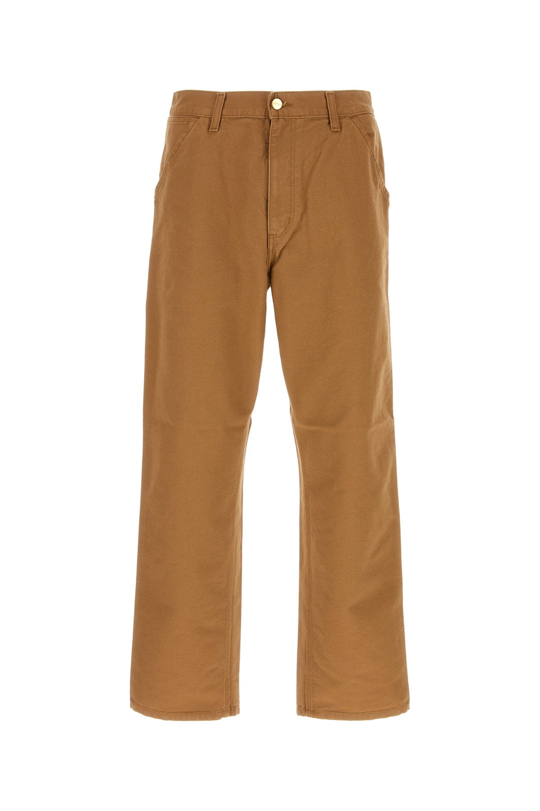 Brown cotton Single Knee Pant