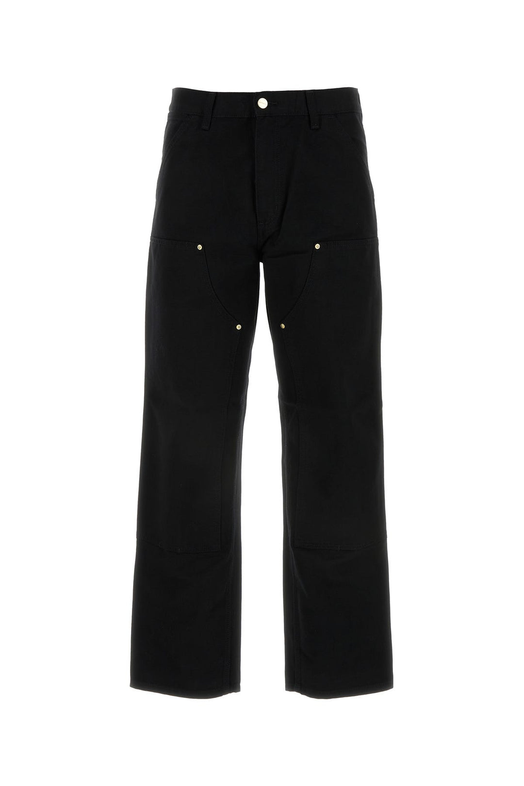 Black denim Double Knee Pant