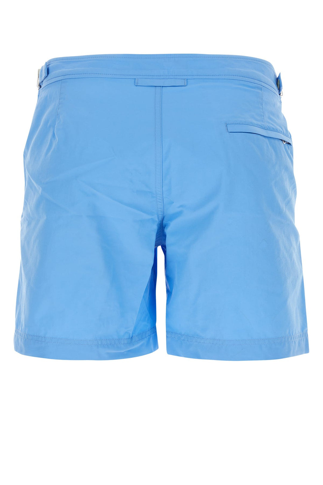 Light-blue polyester Bulldog swimming shorts