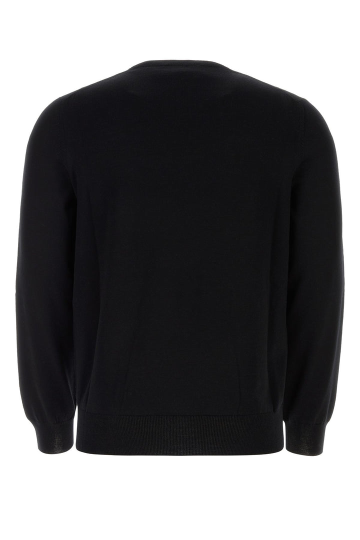 Black wool sweater