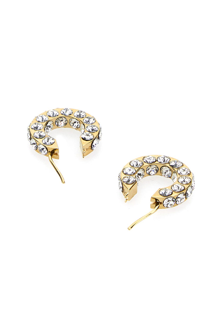 Embellished metal small Jaheel earrings