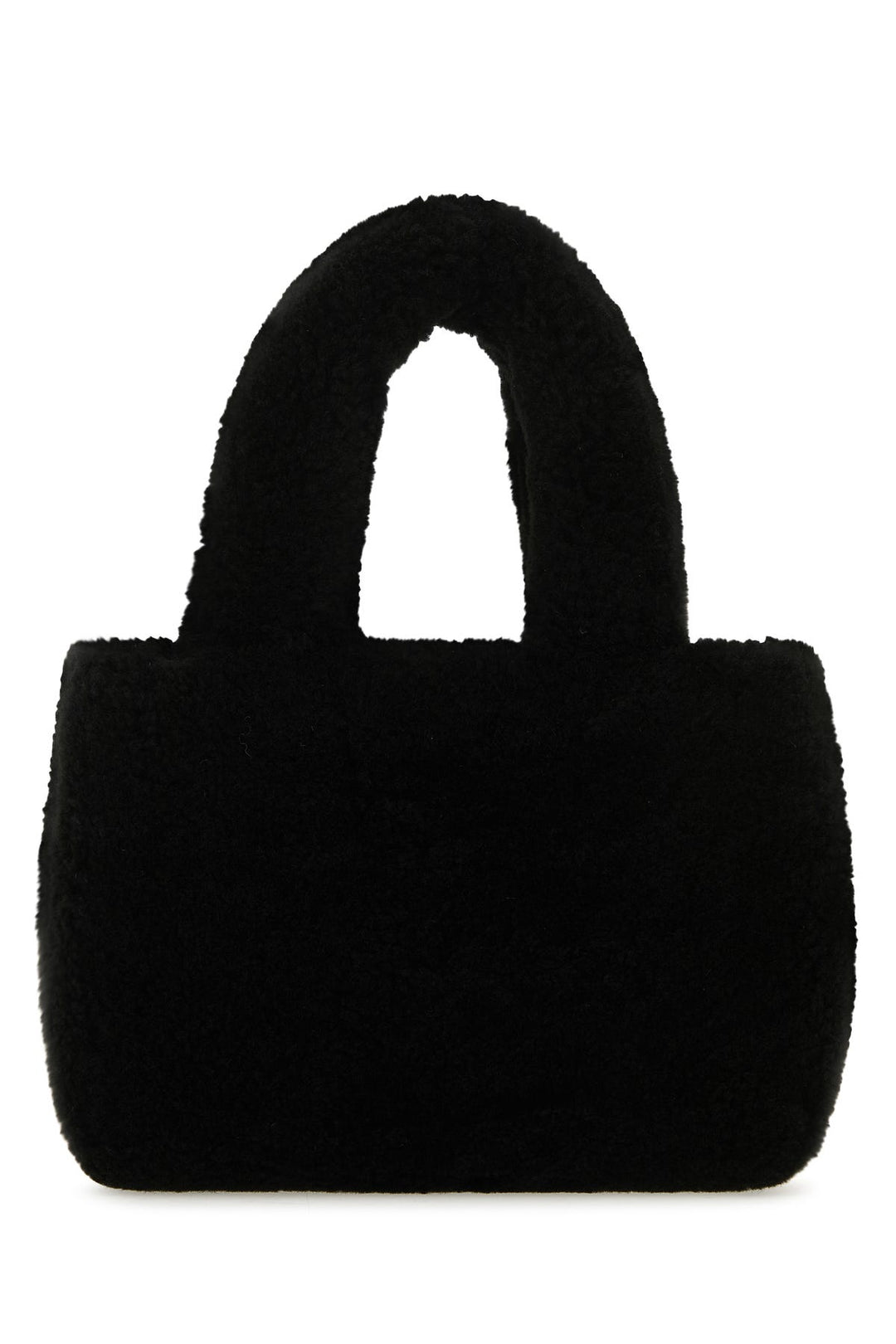 Black shearling Amini Giuly handbag