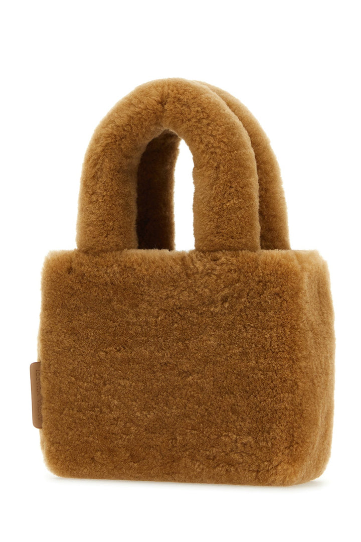 Camel shearling Amini Giuly handbag