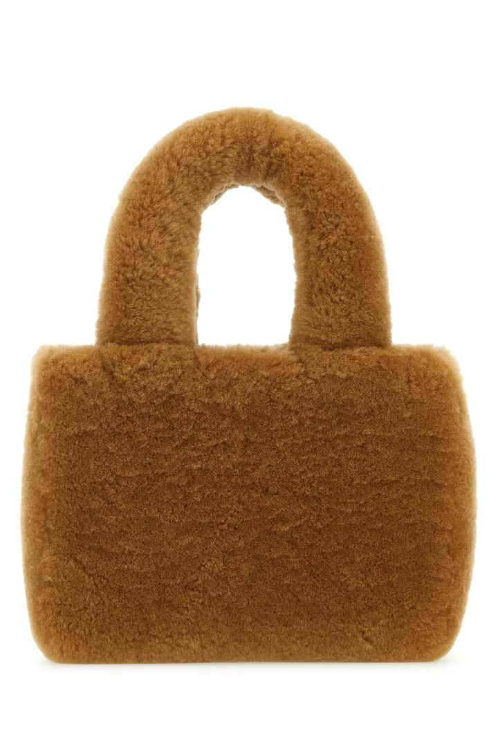 Camel shearling Amini Giuly handbag