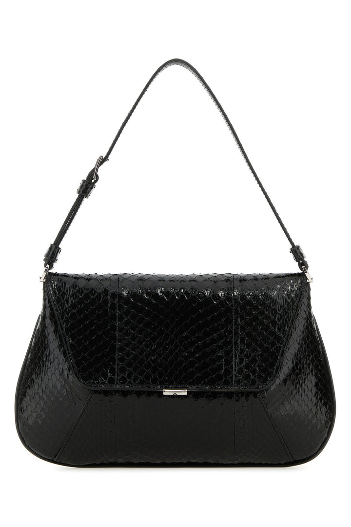 Black leather Ami handbag