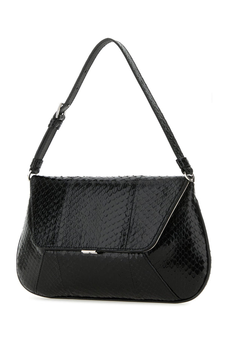 Black leather Ami handbag