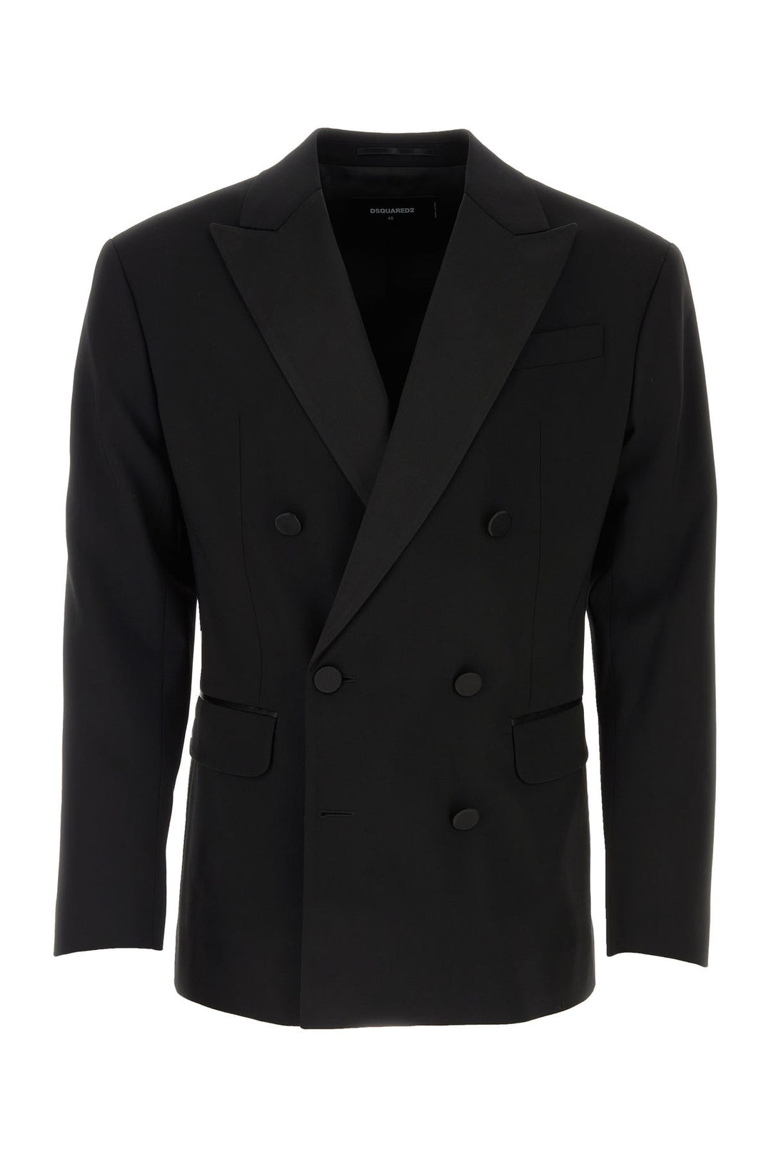 Black stretch wool Dan Db blazer