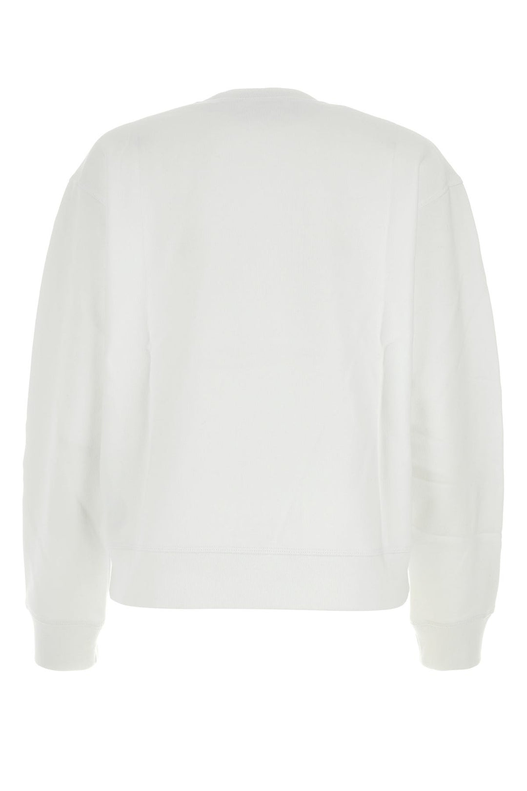 White cotton sweatshirt