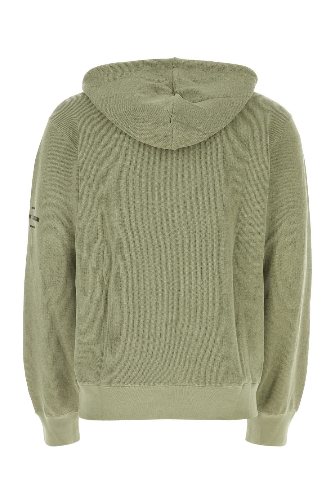 Sage green cotton blend sweatshirt