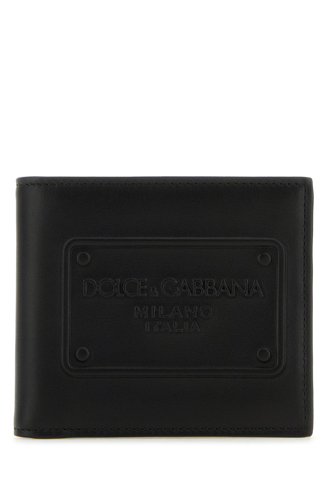 Black leather wallet