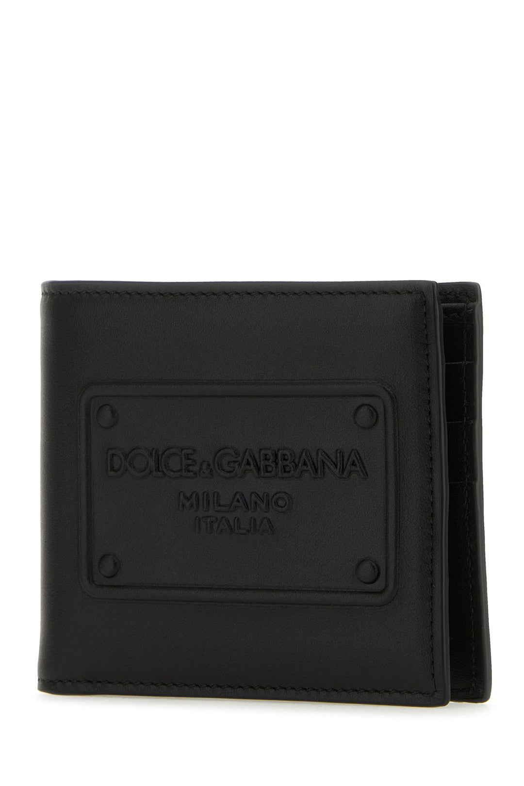 Black leather wallet