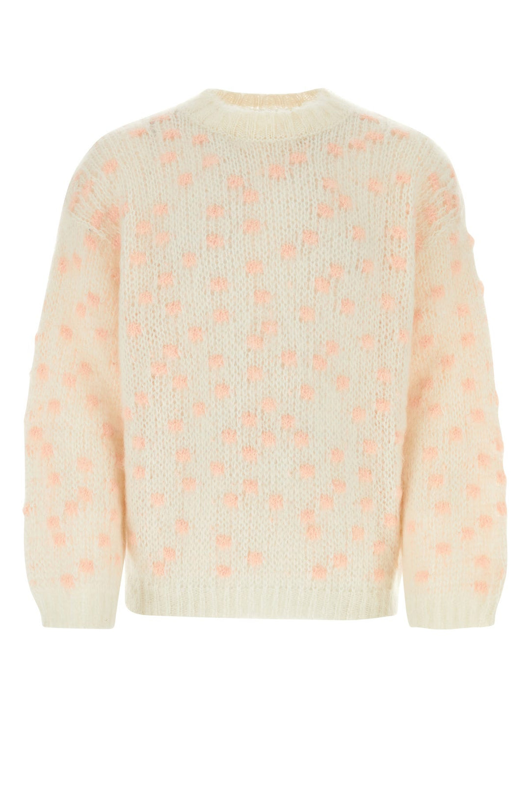 Embroidered mohair blend sweater