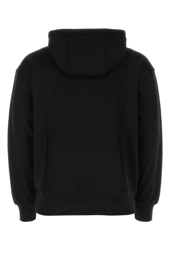 Black cotton sweatshirt