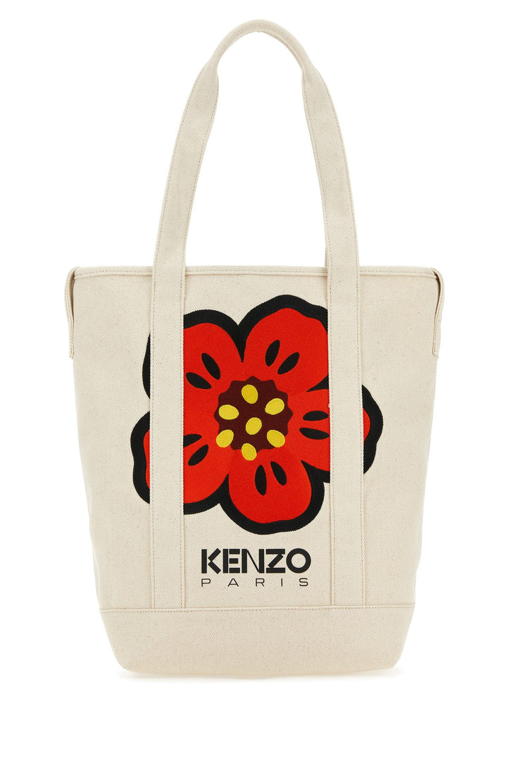 Sand canvas shopping bag