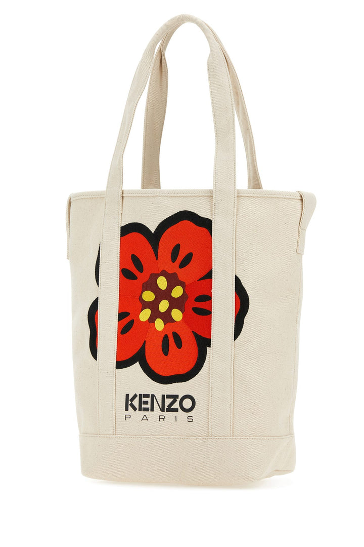 Sand canvas shopping bag