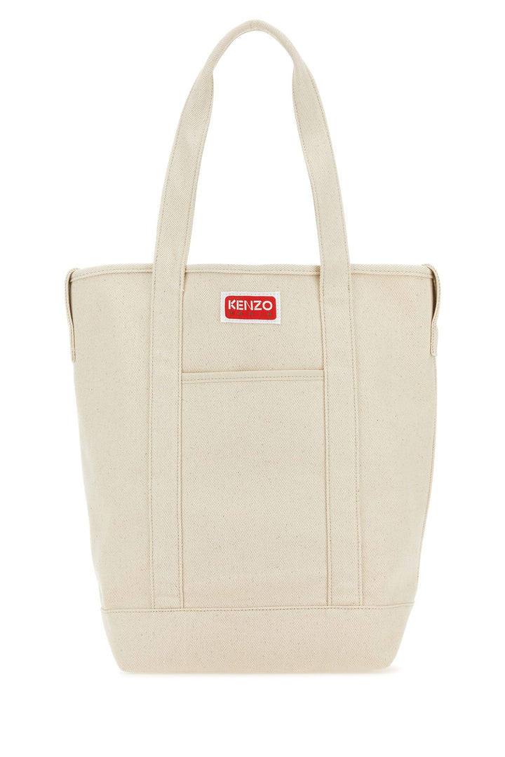 Sand canvas shopping bag